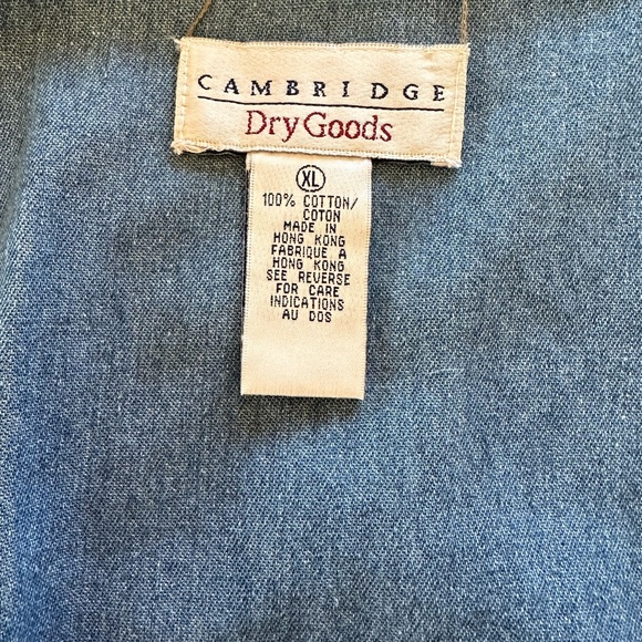 Cambridge Dry Goods 2-piece Denim Shirt (Size M) and Reversible Skirt (Size XL) - Picture 4 of 4